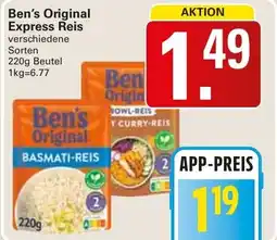 WEZ Ben's Original Express Reis Angebot