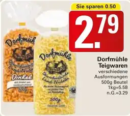 WEZ Dorfmühle Teigwaren Angebot