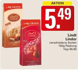 WEZ Lindt Lindor Angebot