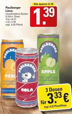 WEZ Paulberger Limo Angebot