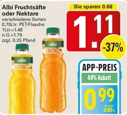 WEZ Albi Fruchtsäfte oder Nektare Angebot