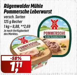 Simmel Rügenwalder Mühle Pommersche Leberwurst Angebot