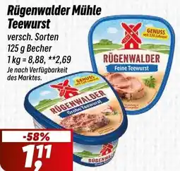 Simmel Rügenwalder Mühle Teewurst Angebot