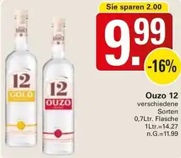 WEZ Ouzo 12 Angebot