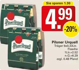 WEZ Pilsner Urquell Angebot