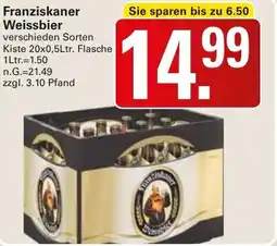 WEZ Franziskaner Weissbier Angebot