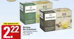 WEZ Bünting Bio Kräutertee Angebot
