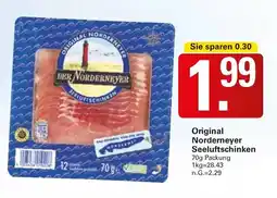 WEZ Original Norderneyer Seeluftschinken Angebot