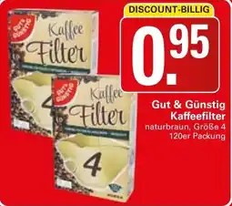 WEZ Gut & Günstig Kaffeefilter Angebot