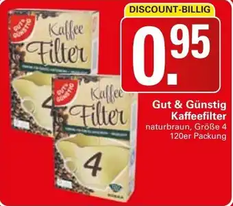 WEZ Gut & Günstig Kaffeefilter Angebot