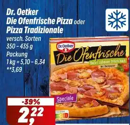 Simmel Dr. Oetker Die Ofenfrische Pizza oder Pizza Tradizionale Angebot