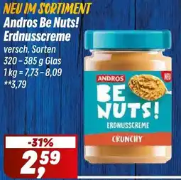 Simmel Andros Be Nuts! Erdnusscreme Angebot