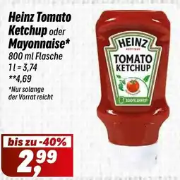 Simmel Heinz Tomato Ketchup oder Mayonnaise Angebot