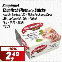 Simmel Saupiquet Thunfisch Filets oder Stücke Angebot