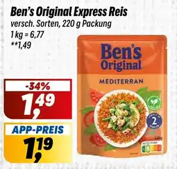 Simmel Ben's Original Express Reis Angebot