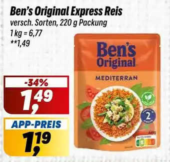 Simmel Ben's Original Express Reis Angebot