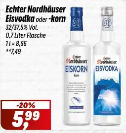 Simmel Echter Nordhäuser Eisvodka oder -korn Angebot