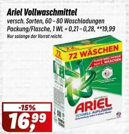 Simmel Ariel Vollwaschmittel Angebot