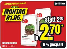 B1 Discount Baumarkt Rindenmulch Angebot