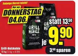 B1 Discount Baumarkt Grill-Holzkohle Angebot