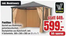 B1 Discount Baumarkt Pavillon Angebot