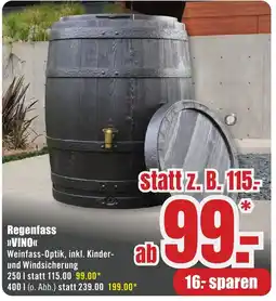 B1 Discount Baumarkt Regenfass >>VINO<< Angebot
