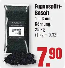B1 Discount Baumarkt Fugensplitt- Basalt Angebot