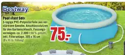 B1 Discount Baumarkt Bestway Pool >>Fast Set<< Angebot