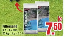 B1 Discount Baumarkt Filtersand Angebot