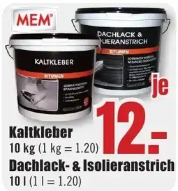 B1 Discount Baumarkt MEM Kaltkleber Angebot