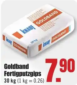 B1 Discount Baumarkt KNAUF Goldband Fertigputzgips Angebot