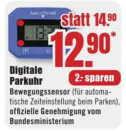 B1 Discount Baumarkt Digitale Parkuhr Angebot