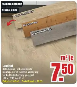 B1 Discount Baumarkt Laminat Angebot