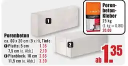 B1 Discount Baumarkt Porenbeton Angebot