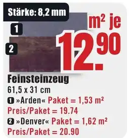 B1 Discount Baumarkt Feinsteinzeug Angebot
