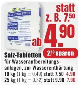 B1 Discount Baumarkt Salz-Tabletten Angebot
