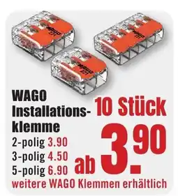 B1 Discount Baumarkt WAGO Installations- klemme Angebot