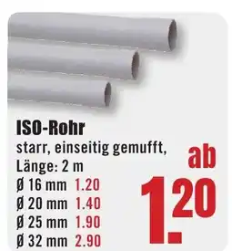 B1 Discount Baumarkt ISO-Rohr Angebot