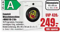 B1 Discount Baumarkt Exquisit Waschmaschine "WA6110-21A" Angebot