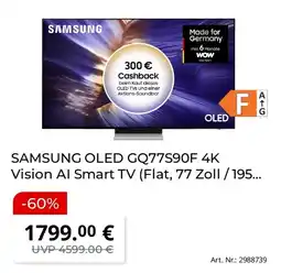 Saturn SAMSUNG OLED GQ77S90F Angebot