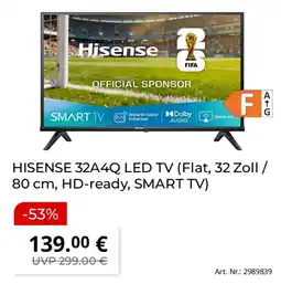 Saturn HISENSE 32A4Q LED TV Angebot
