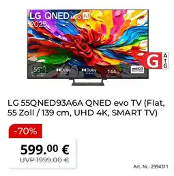 Saturn LG 55QNED93A6A QNED evo TV Angebot