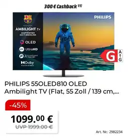 Saturn PHILIPS 550LED810 OLED Ambilight TV Angebot