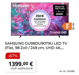 Saturn SAMSUNG GU98DU9079U LED TV Angebot