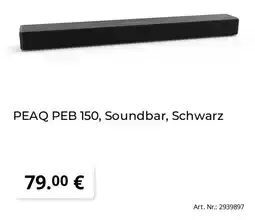 Saturn PEAQ PEB 150, Soundbar, Schwarz Angebot