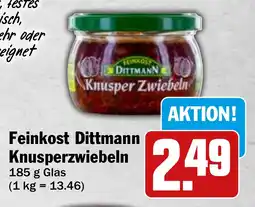 HIT Ullrich Feinkost Dittmann Knusperzwiebeln Angebot