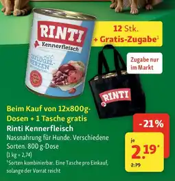Fressnapf Rinti Kennerfleisch Angebot