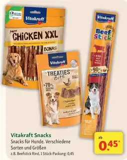 Fressnapf Vitakraft Snacks Angebot