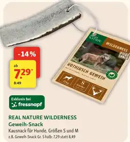 Fressnapf Real nature wilderness geweih-snack Angebot