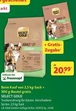 Fressnapf Select Gold Angebot